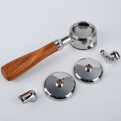 Porte-filtre 3-en-1 4Barista 58 mm – E61 (poignée en bois)