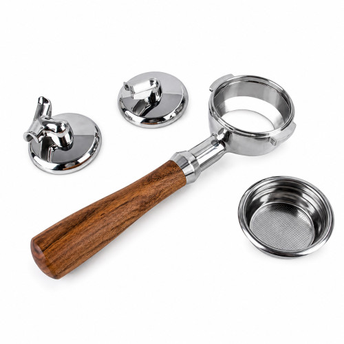 FAQ - Questions sur le produit  Porte-filtre 3-en-1 4Barista 58 mm – E61 (poignée en bois)