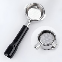 Porte-filtre sans fond 4Barista 58 mm – La Marzocco (poignée noire)