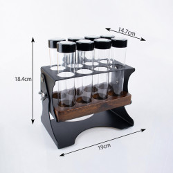 Ensemble de tubes de rangement pour grains de café 4Barista