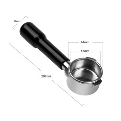 Porte-filtre sans fond 4Barista – Bottomless Portafilter double 54 mm