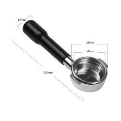 Porte-filtre sans fond 4Barista – Bottomless Portafilter double 58 mm