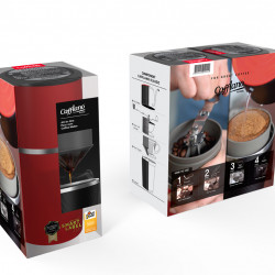 Cafetière Cafflano Klassic - rouge 