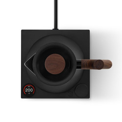 Fellow Corvo EKG PRO Matte Black with Walnut Handle | Bouilloire électrique