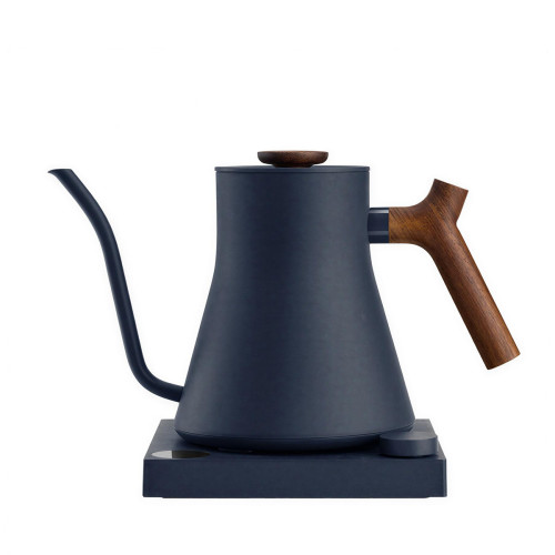 Fellow Stagg EKG PRO stone blue + walnut | Bouilloire électrique Gooseneck