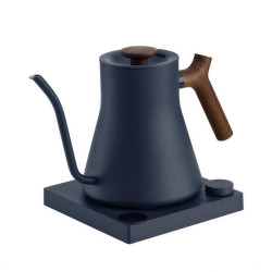 Fellow Stagg EKG PRO stone blue + walnut | Bouilloire électrique Gooseneck