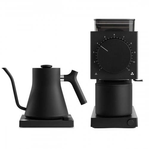 Fellow Ode + Stagg EKG black | Moulin à café électrique + Gooseneck bouilloire