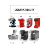 Capsule ÉCO en acier inoxydable pour Illy® X7.1 X8, X9, Y1.1, Y5, Y3A