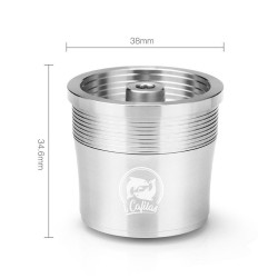 Capsule ÉCO en acier inoxydable pour Illy® X7.1 X8, X9, Y1.1, Y5, Y3A