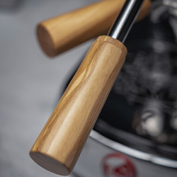 La Pavoni wood handles kit (Legno olivo) – kit de poignées