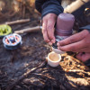Cafetière de voyage Wacaco Nanopresso (fall break) + étui de protection