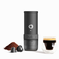 Outin Mino (Space grey) - machine à café de voyage