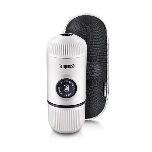 Commentaire client Cafetière de voyage Wacaco Nanopresso (chill white) + étui de protection