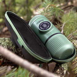 Cafetière de voyage Wacaco Nanopresso (moss green) + étui de protection - Occasion